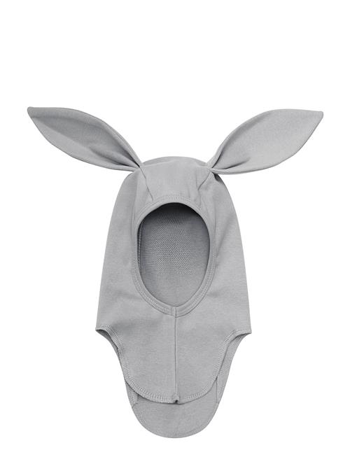 Balaclava Ears Cotton Rib Huttelihut Grey