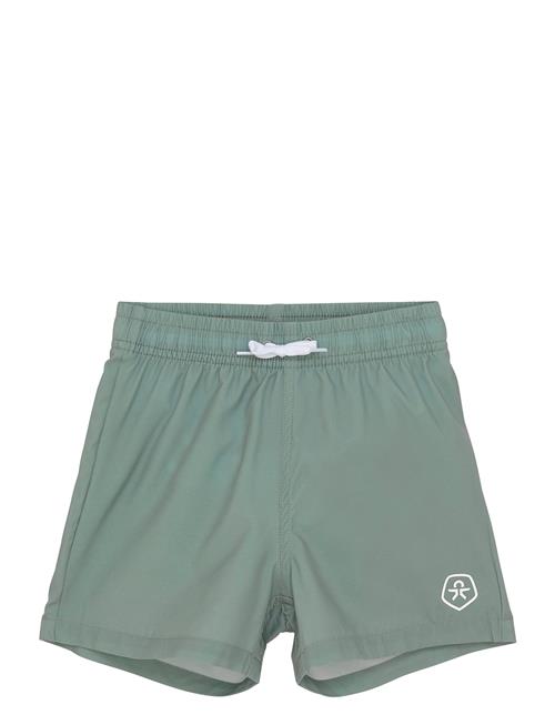Swim Shorts, Solid Color Kids Green