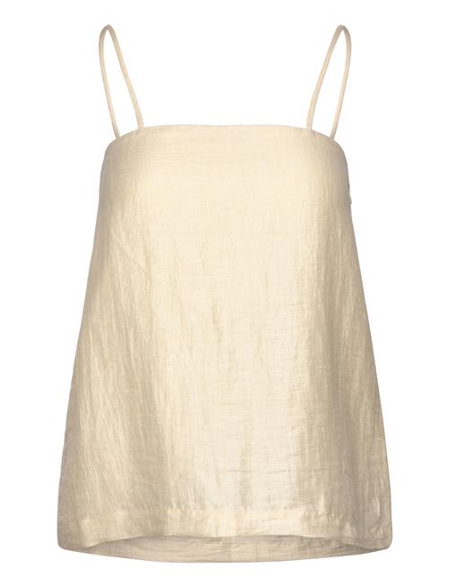 Linen Strap Top House Of Dagmar Cream
