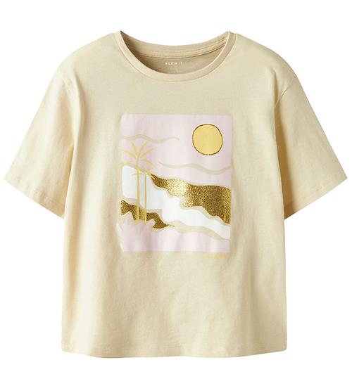 Name It T-shirt - NkfJekan - Bleached Sand