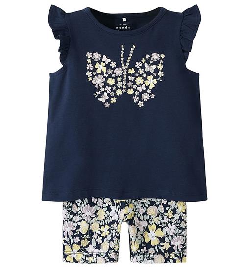 Name It Shortssæt - NmfVayana - Shorts/T-shirt - Navy Blazer