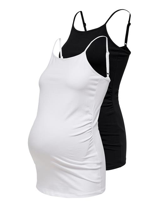 Only Maternity Overdel 'Lovely'  sort / hvid