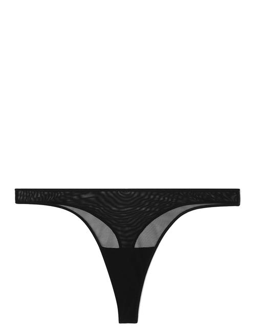 Mesh Thong Understatement Underwear Black