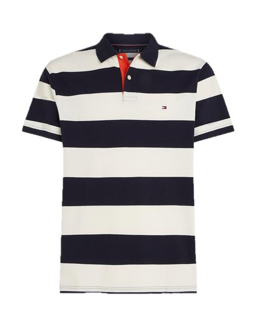 Blocking Contrast Placket Polo Tommy Hilfiger Navy