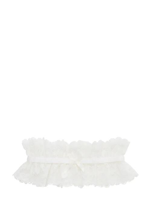Lyra-Satin Garter Dorina White