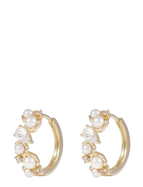 Brittany Sparkling Ring Ear SNÖ Of Sweden Gold