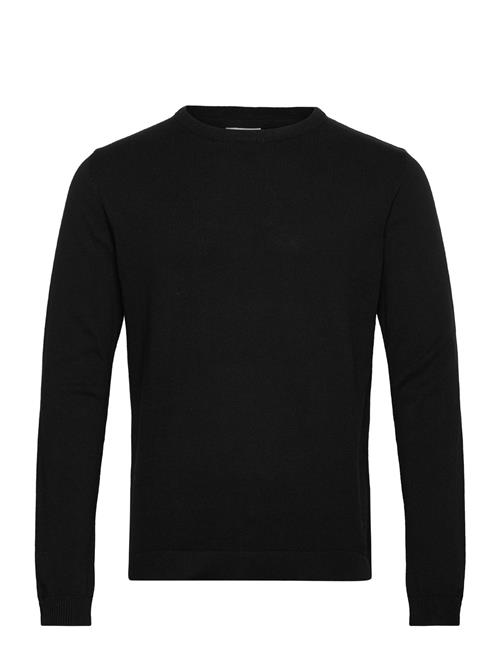 100 Recycle Knit Round Neck100 Recycle Knit Round Neck Lindbergh Black