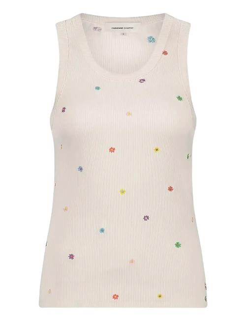 Tanja Jersey Embro Tank Fabienne Chapot Cream