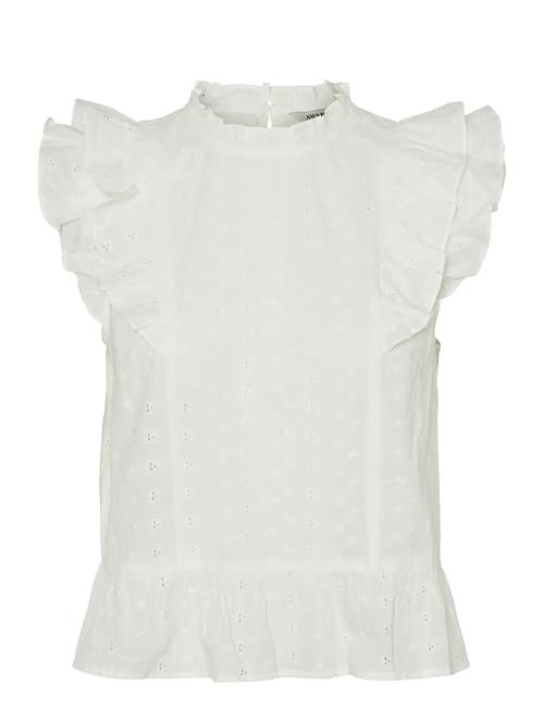 Vmkammy Sl High Neck Top Vma Vero Moda White