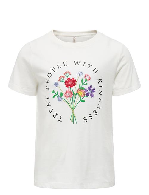 Kogemma Life Reg S/S Flower Top Jrs Noos Kids Only White