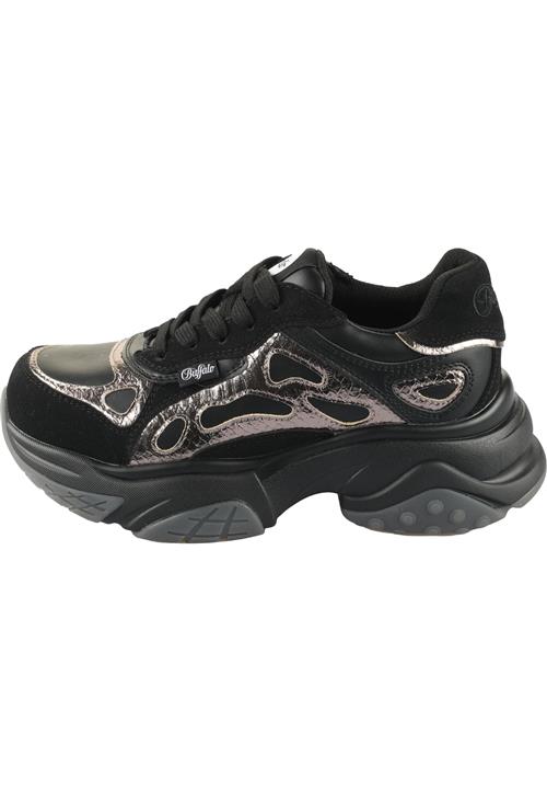 BUFFALO Sneaker low 'Taifun'  sort / sølv