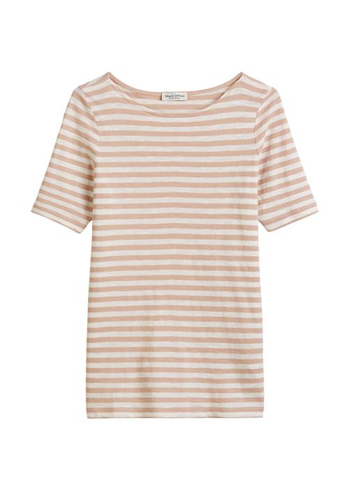 Marc O'Polo Shirts  pastelrød / hvid