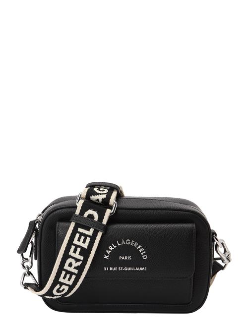 Karl Lagerfeld Skuldertaske  sort / hvid