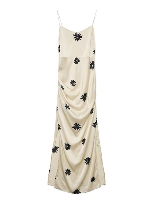 VERO MODA Kjole 'VMROE'  antracit / hvid