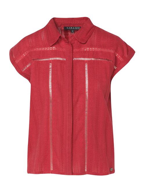 KOROSHI Bluse  rød