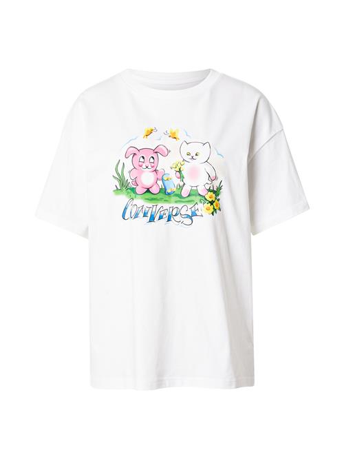 CONVERSE Shirts 'BESTIES'  azur / græsgrøn / lys pink / hvid