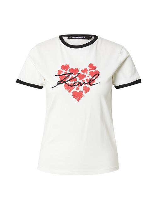 Karl Lagerfeld Shirts  rød / sort / naturhvid