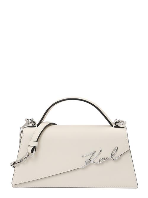 Karl Lagerfeld Håndtaske  sort / sølv / offwhite
