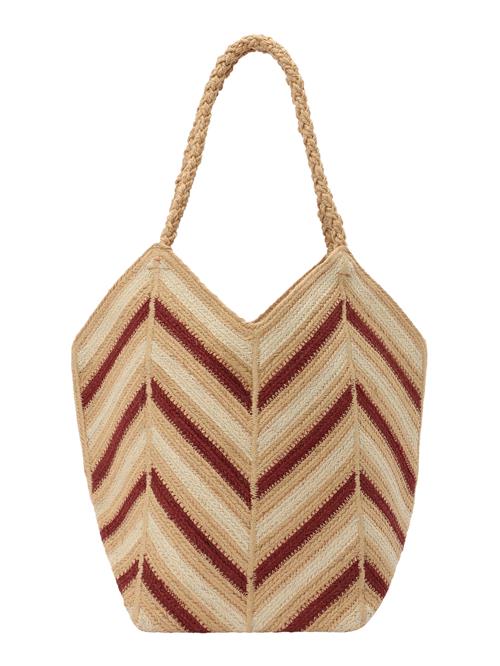 Vanessa Bruno Shopper 'PANIER'  creme / sand / burgunder