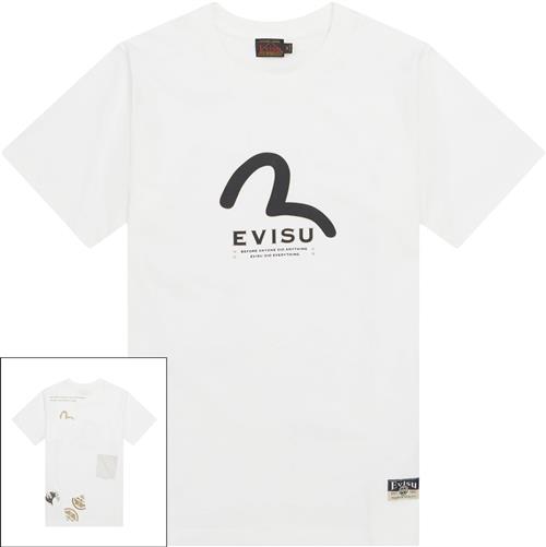 Evisu Seagull Print Multi Pocket T-Shirt
