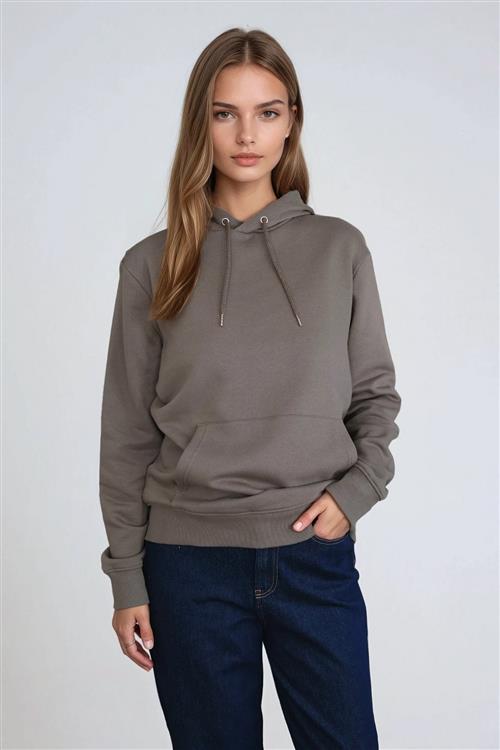 Sweatshirt Hoodie - Army - 2XL - TeeShoppen