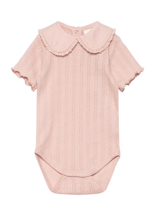 Body Ss Pointelle En Fant Pink