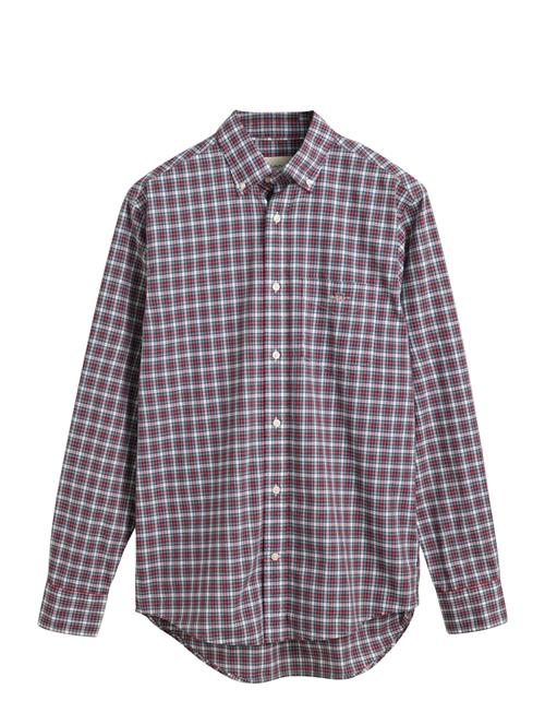 Reg Classic Poplin Tartan Shirt GANT Patterned