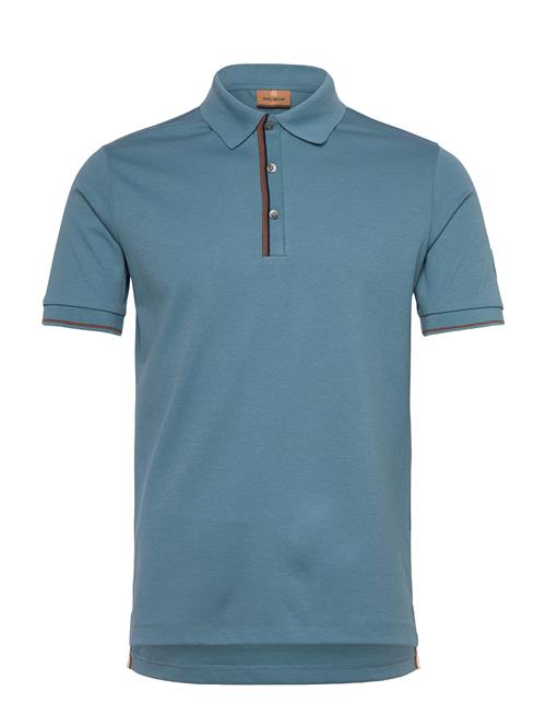 Mmgharvey Polo Ss Tee Mos Mosh Gallery Blue