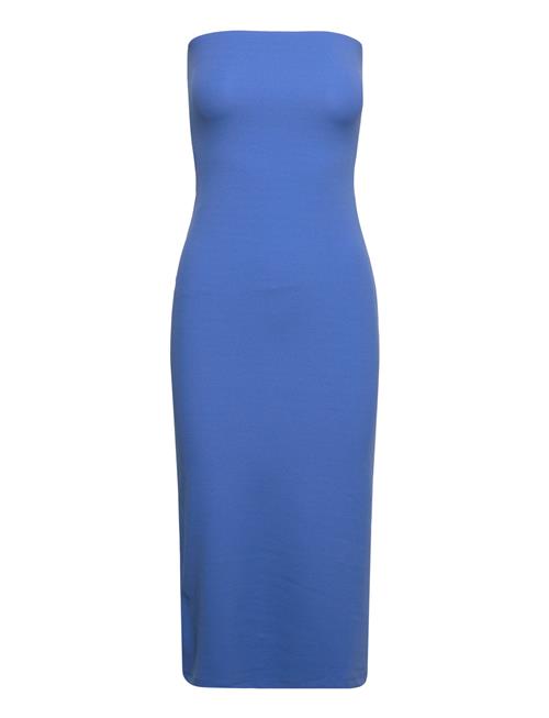 Strapless Dress Mango Blue