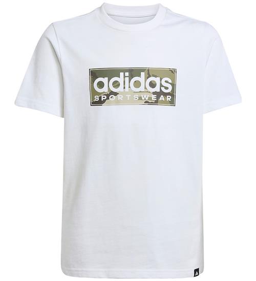 adidas Performance T-Shirt - B CAMO LIN - Hvid