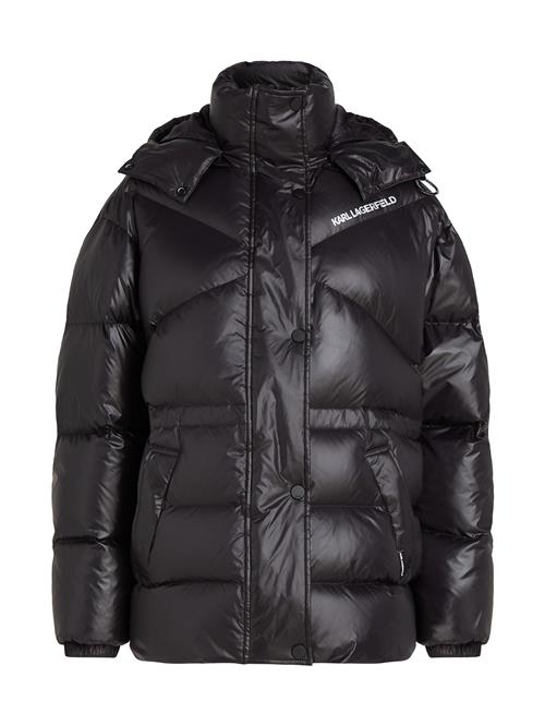 Karl Lagerfeld Vinterfrakke  sort