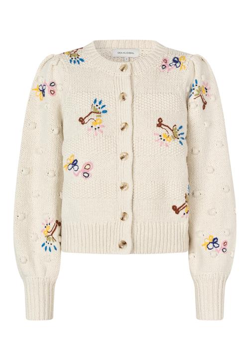 Se Dea Kudibal Cardigan  ecru / blå / brun / gul ved About You