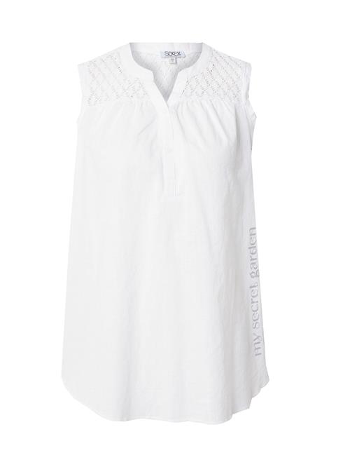 Soccx Bluse  grå / hvid