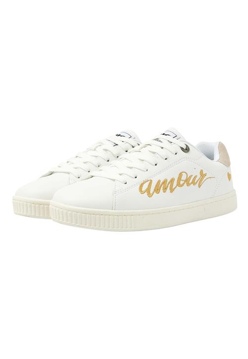 BRITISH KNIGHTS Sneaker low ' MIST '  mørkebeige / gul / hvid