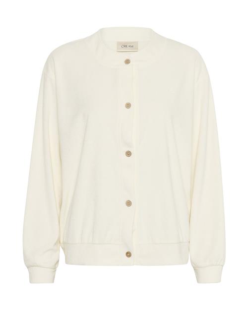 Cream Sweatjakke  uldhvid