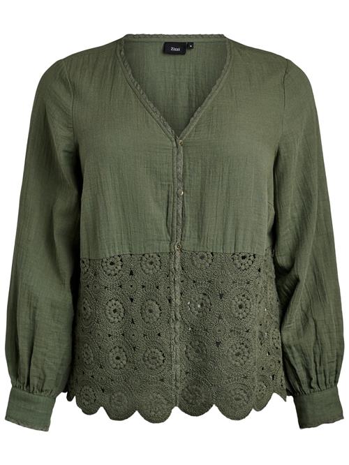 Zizzi Bluse  oliven