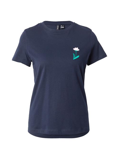 VERO MODA Shirts  navy / smaragd / hvid
