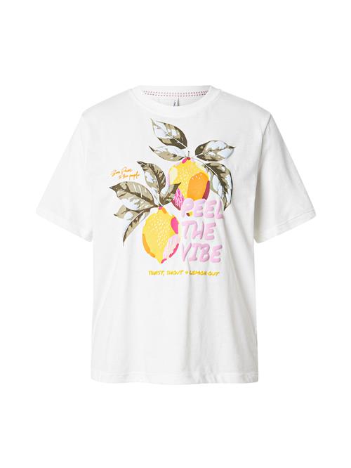 Se ONLY Shirts 'ONLBlinis'  gul / oliven / orange / hvid ved About You