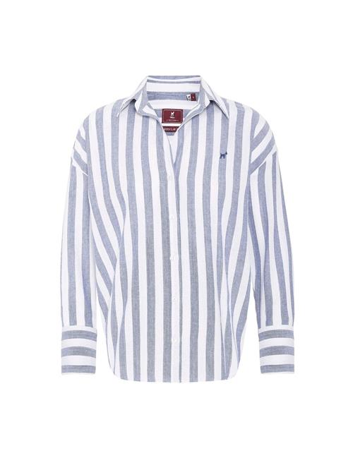Williot Bluse  navy / hvid