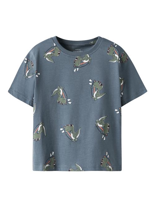 NAME IT Bluser & t-shirts 'NMMVALTHER'  dueblå / grøn / orange / hvid