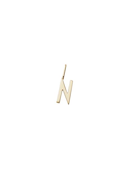 Se Letter For Initial Necklace A-Z Design Letters Gold ved Booztlet