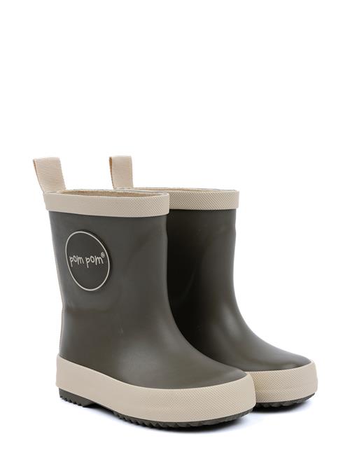 Se Gumboots? Solid Pom Pom Green ved Booztlet