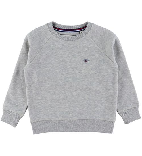 GANT Sweatshirt - Shield - Light Grey Melange