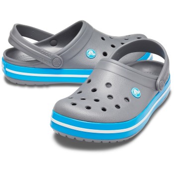 Crocs Crocband Unisex Grå/Blå US M6/W8 (EU 38-39)