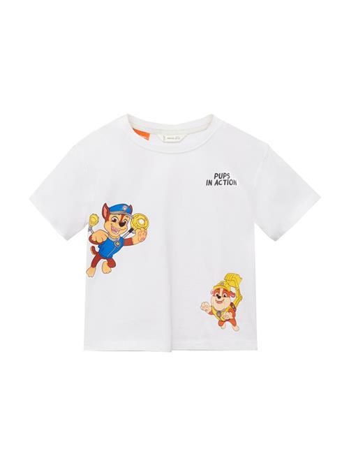 MANGO KIDS Shirts 'PAWACT'  beige / blå / gul / offwhite