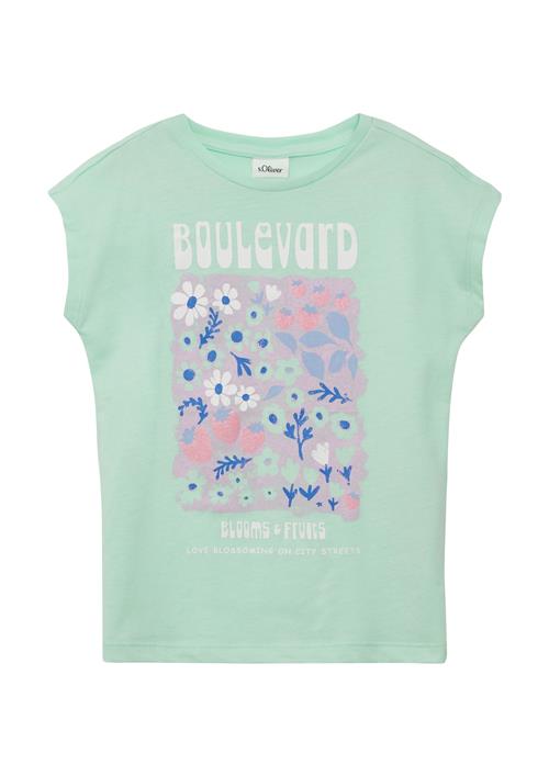 s.Oliver Bluser & t-shirts  koboltblåt / mint / lavendel / hvid