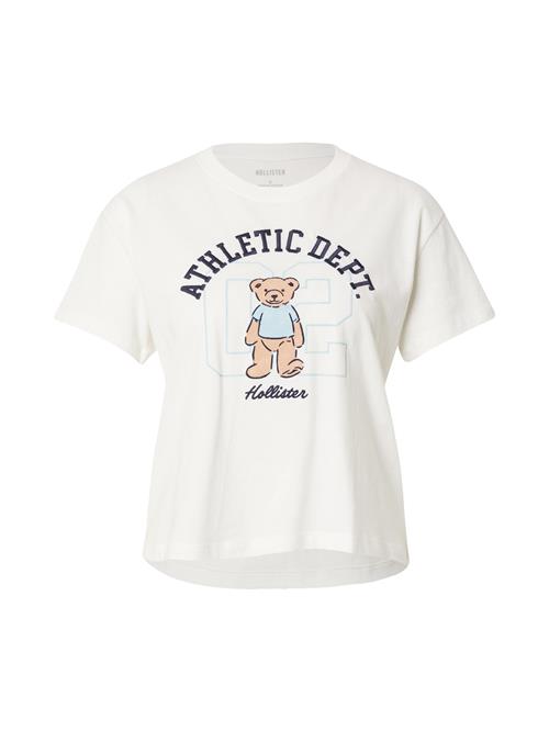 HOLLISTER Shirts  beige / blå / hvid