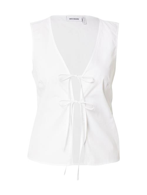 WEEKDAY Bluse 'Cecile'  hvid