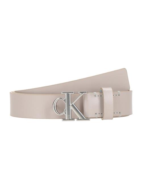 Calvin Klein Jeans Bælte  creme / sølv