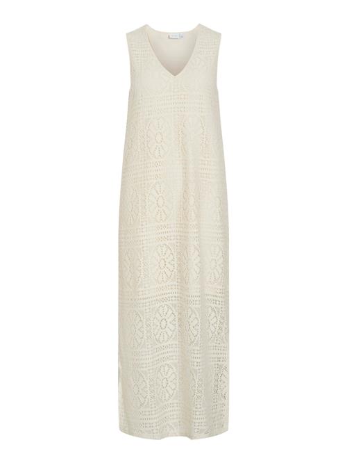 VILA Strikkjole 'VIMerinda'  lysebeige